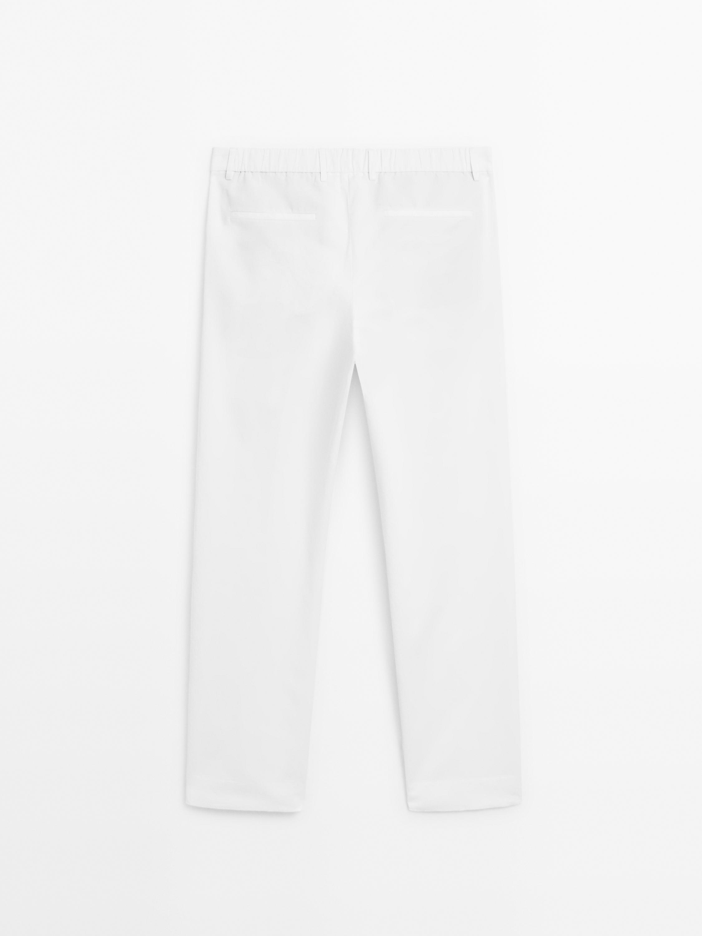 Balloon fit trousers with double darts